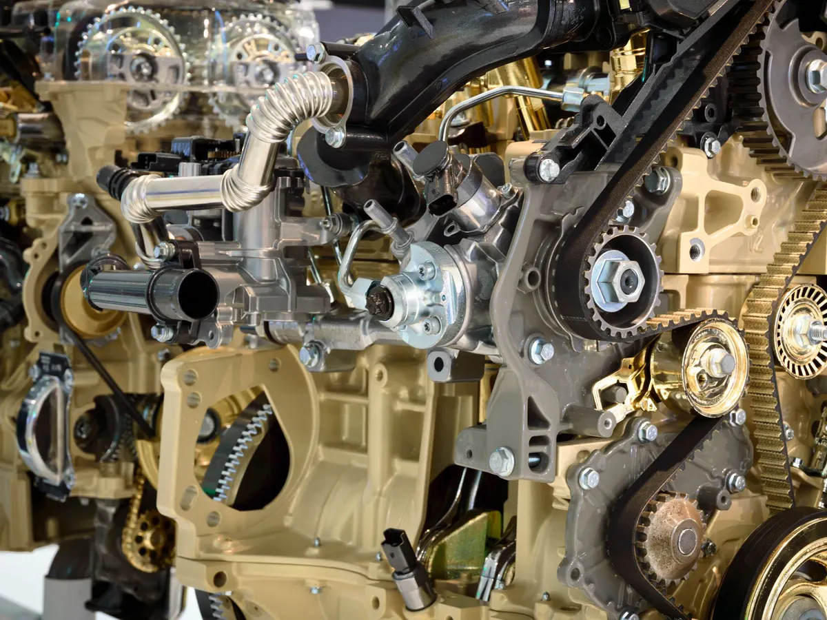 Assorted engine parts and timing components